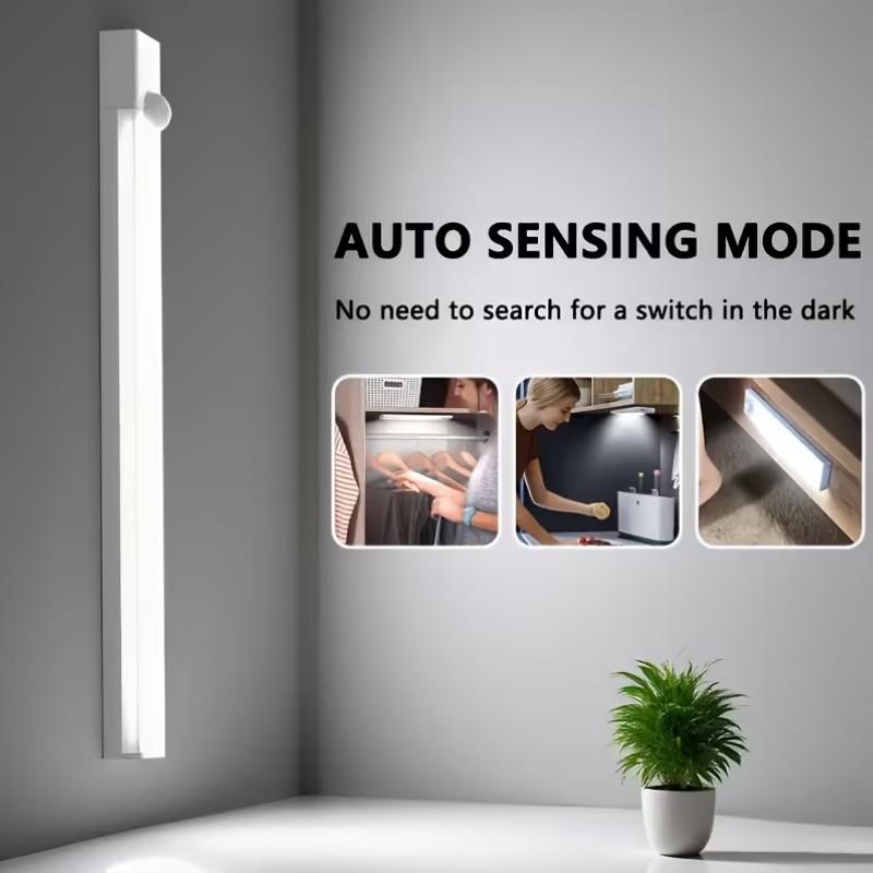 Fashion Motion Sensor Light, Rechargeable Closet Lighting, LED Motion Sensor Closet Lamp, USB Rechargeable LED Strip, Home Decor