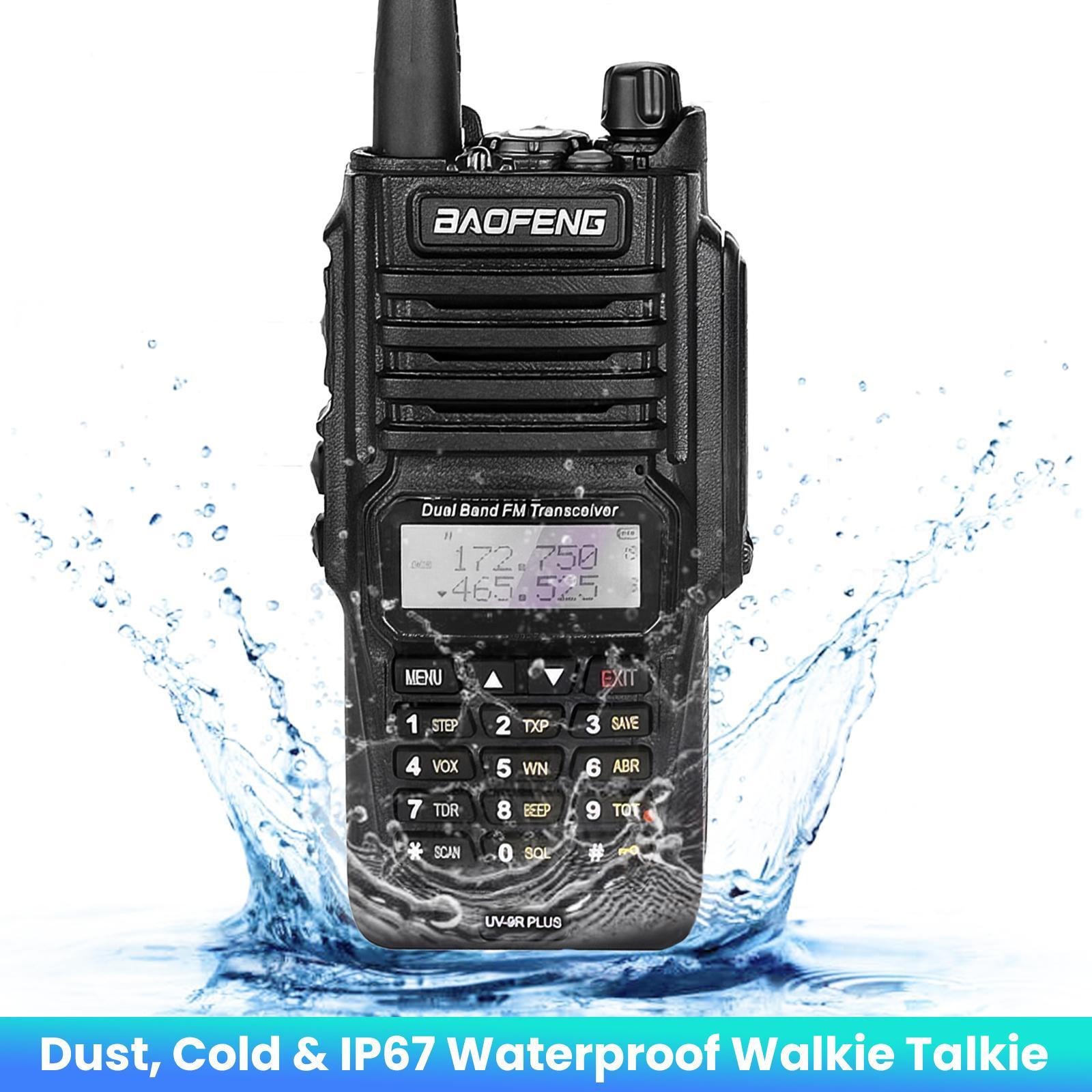 Baofeng Radio UV-5R Ham Radio Long Range, Rechargeable Two Way Radio with 3800mAh Extended Battery, Handheld Walkie Talkies Radio Outdoor Essentials