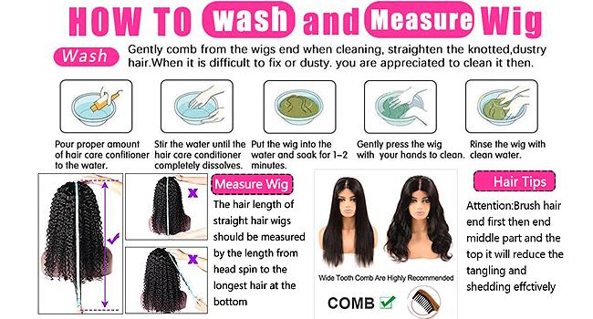 Lemoda Deep Wave 13x6 Full Lace Frontal Wig Human Hair 200% Density Lace Pre Plucked HD Transparent Lace Wig Human Hair Curly Wig Human Hair