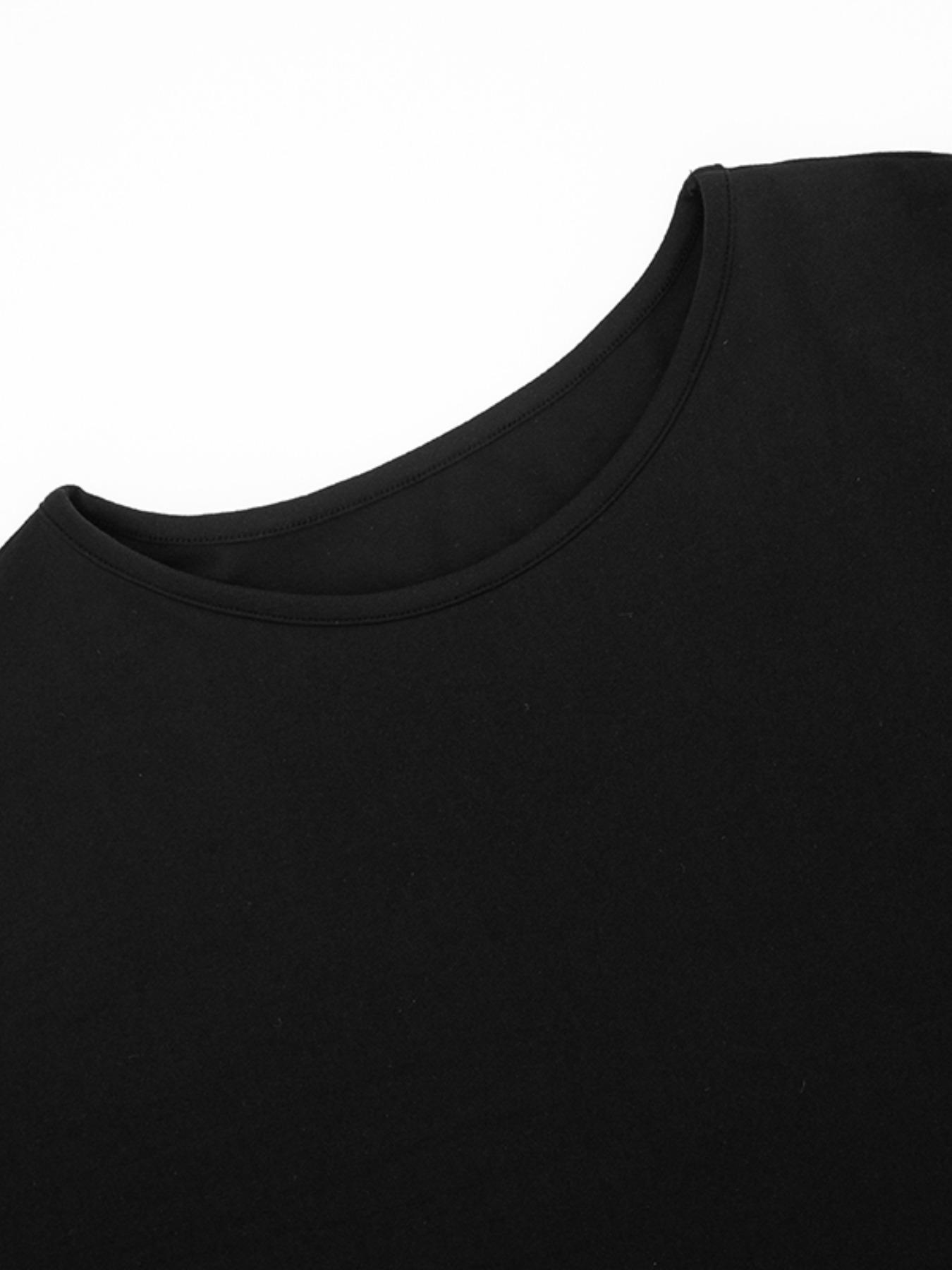 Women's Fashion Solid Color Casual Round Neck Flare Long Sleeve Top & Straight Leg Pants Set, Comfortable Muslim Spring Autumn,Business Casual Outfits