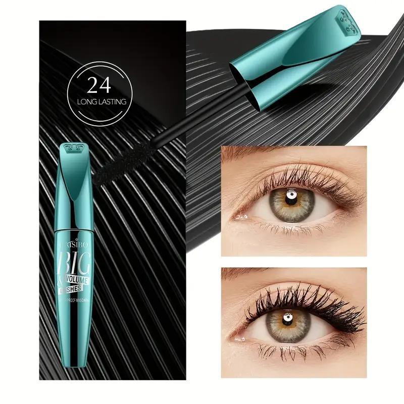 Buy One Get One Free - 5D Ultimate Volume Mascara - thickens, lengthens, and curls lashes, waterproof and non-clumping, long-lasting 24-hour black lash enhancer, suitable for all skin types for daily/party/date/wedding use, perfect holiday gift