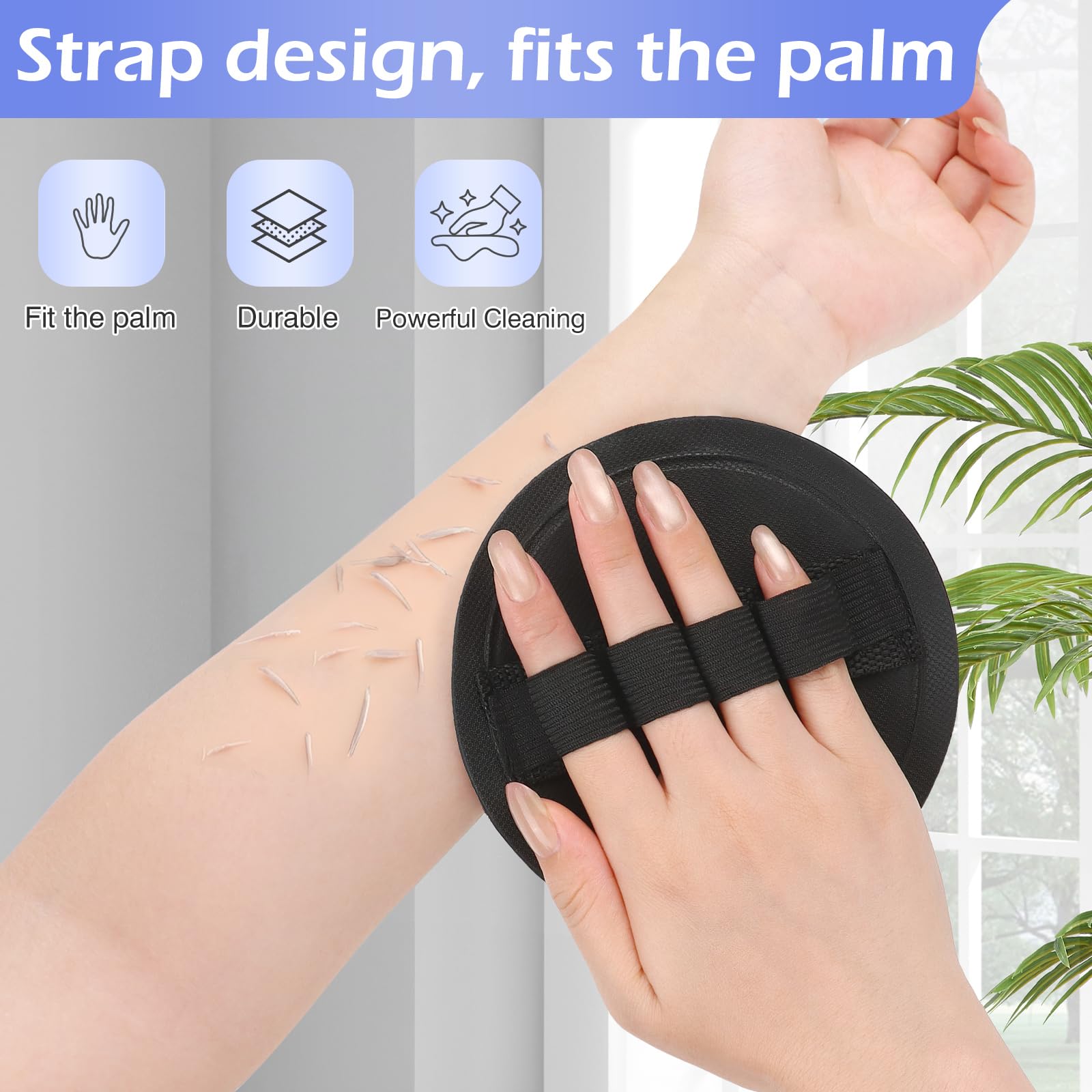 6 Counts Deep-Action Exfoliating Body Sponges – Heavy-Duty Bath Tools for Thorough Cleansing and Massage 6 Counts Deep-Action Exfoliating Body Sponges – Heavy-Duty Bath Tools for Thorough Cleansing and Massage