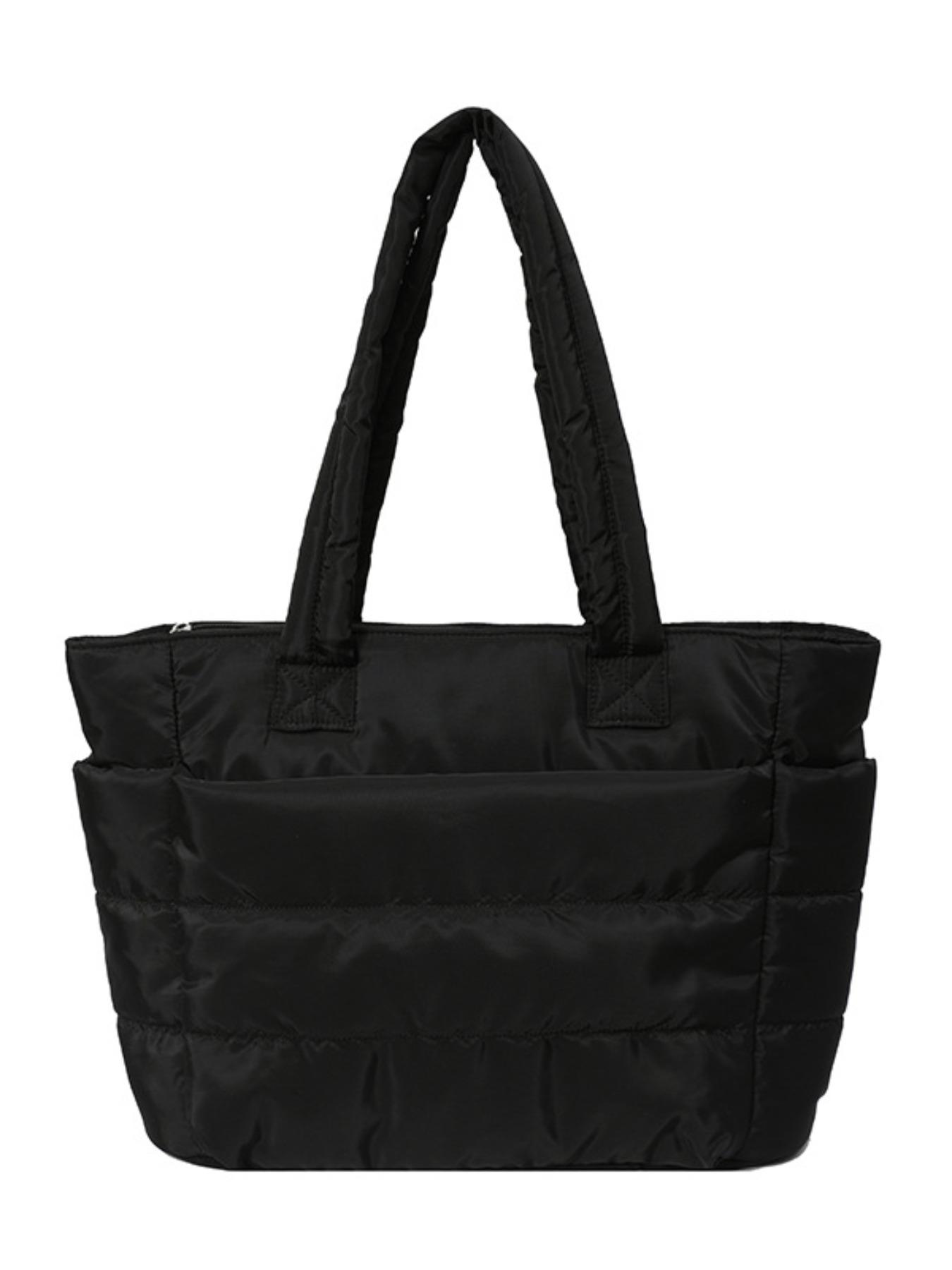 Fashion New Simple Tote Bag for Women, Large Capacity Handbag, Lightweight Nylon Shoulder Bag, Stylish and Practical