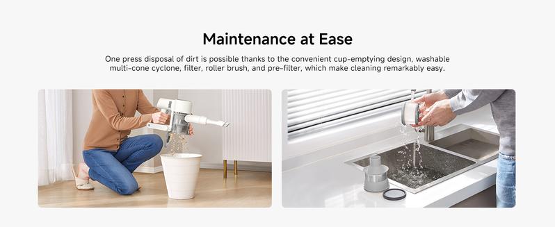 DREAME R10 Pure Cordless Vacuum Cleaner, Stick Vacuum Cleaner for Home, 120AW Powerful Suction, Anti-Tangle, LED Headlights, Up to 60 Mins Runtime, Lightweight for Carpet, Hard Floor, Pet Hair DREAME R10 Pure Cordless Vacuum Cleaner, Stick Vacuum Cleaner for Home, 120AW Powerful Suction, Anti-Tangle, LED Headlights, Up to 60 Mins Runtime, Lightweight for Carpet, Hard Floor, Pet Hair