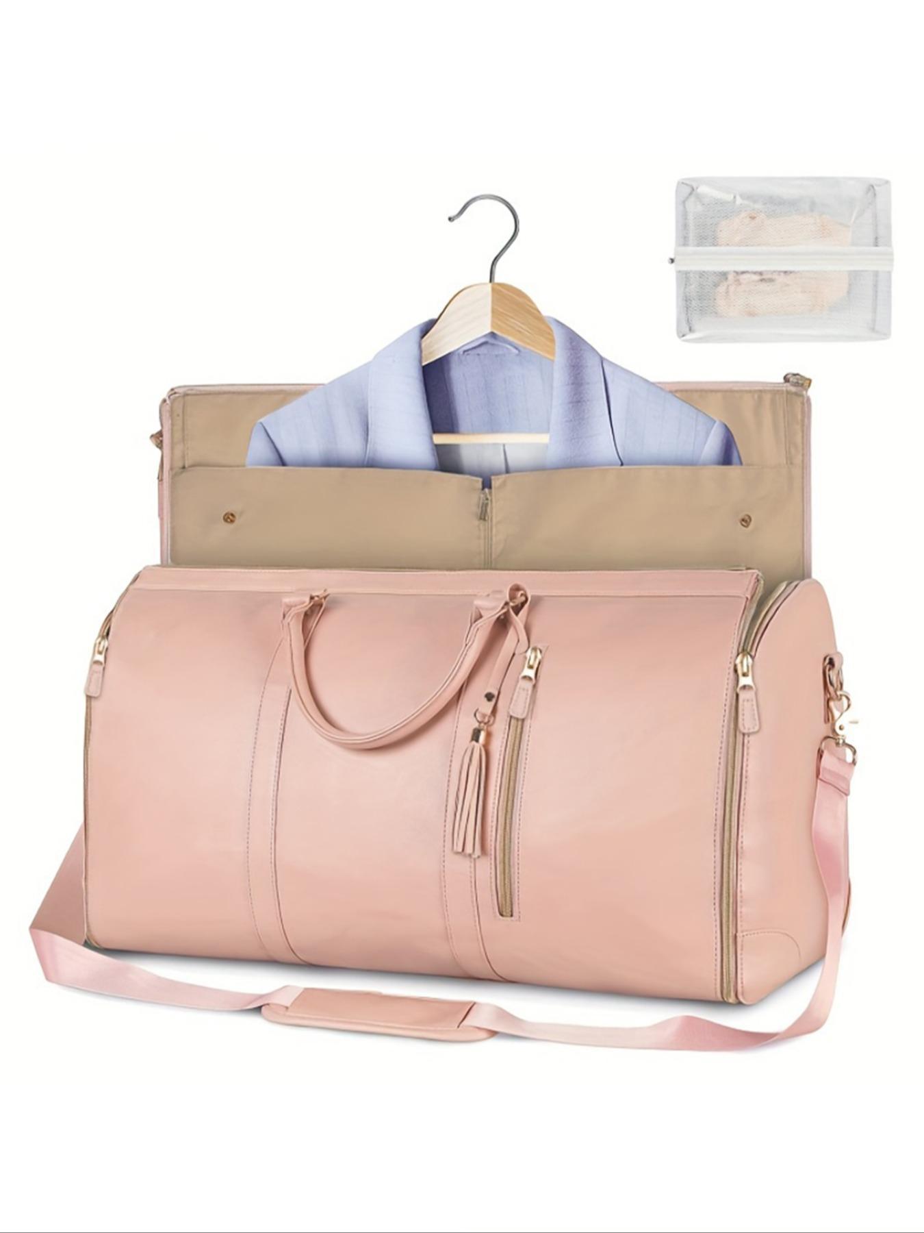 Multifunctional clothes-hanging travel storage bag, portable folding suit bag, large-capacity fashion, simplicity, leisure and joker handbag for business trip,  classic   suitable for business trip, Travel Duffle Bag, etc.