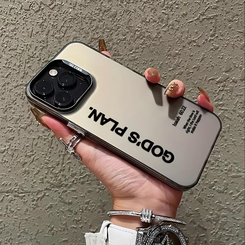 The God S Plan Phone Case, IMD Material Black, Suitable for iPhone 17 Pro Max 17Air, 16,11, 12, 13 Pro Max, 14 Pro Max, and 15, Design Black Friday LB Protectors men's cool gadgets iphone 17 pro max cases girls lumee case gift for her