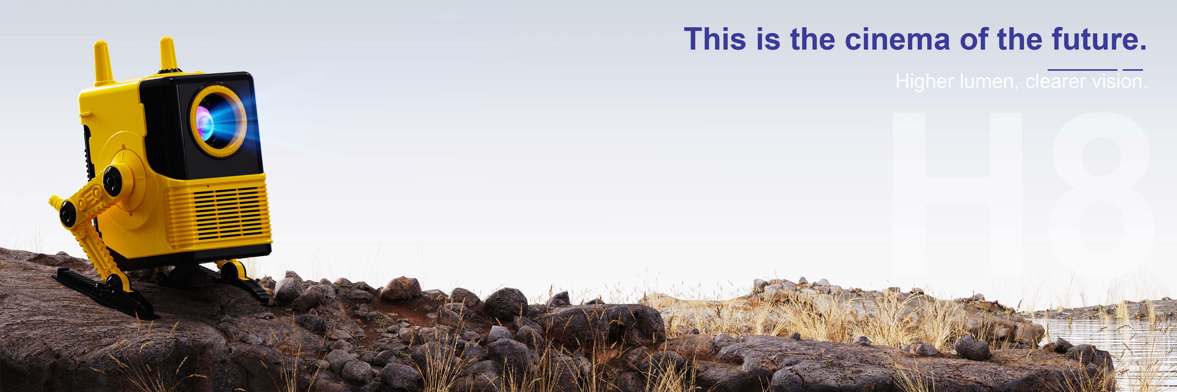 XBJ Projector Smart Outdoor Projector with Android TV 11.0, 1920x1080P Resolution, WiFi & Bluetooth, 120° Rotatable Auto Focus, Netflix & 5000+ Apps - Perfect for Home & Outdoor Movie Experiences Audio