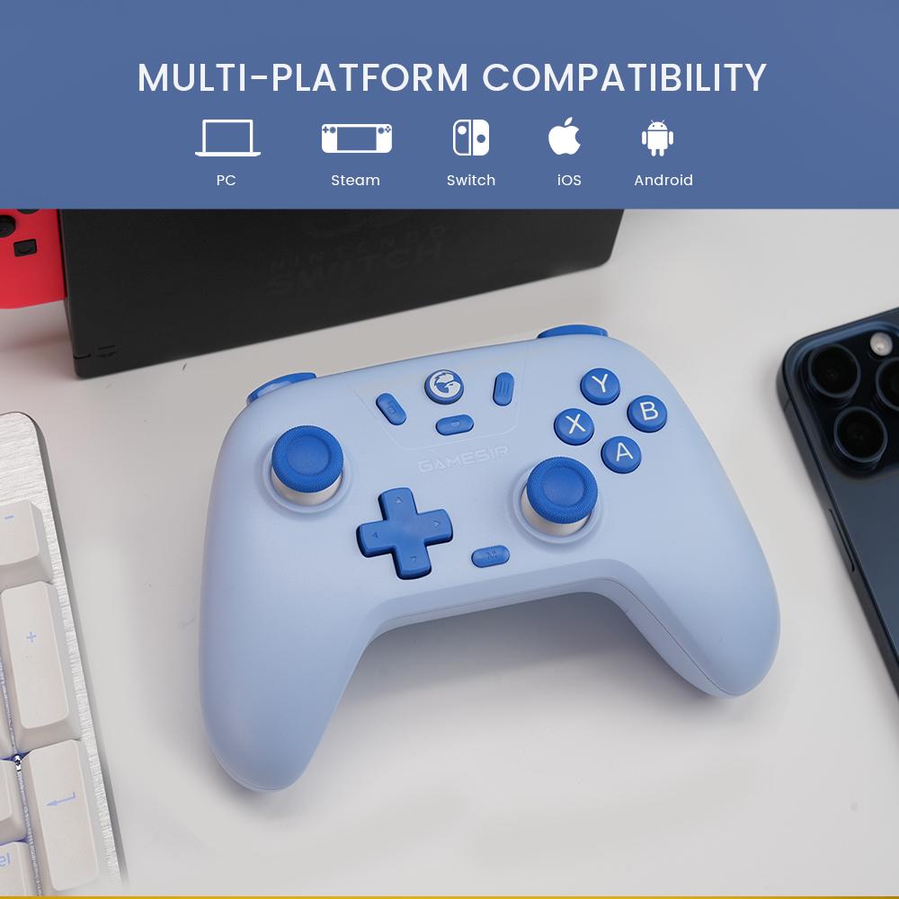 GameSir Nova Lite Multi-Color Wireless Controller - Compatible with PC, Steam, Android, iOS, Switch - Not Compatible with Xbox