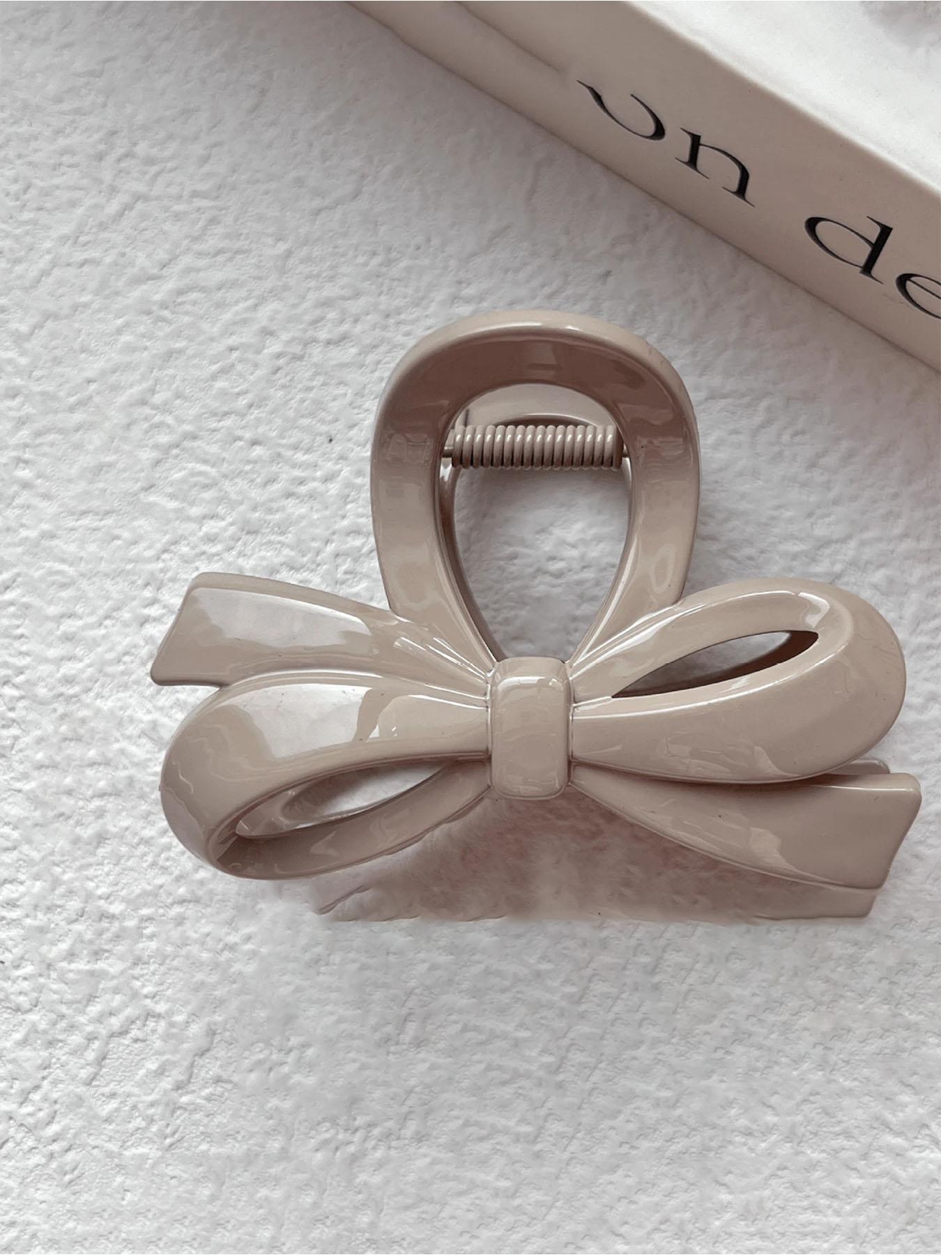 Minimalist Elegant Bow Design Hair Claw, Cute Trendy Hair Claw, Fashionable Hair Accessories for Women & Girls, Hair Clip