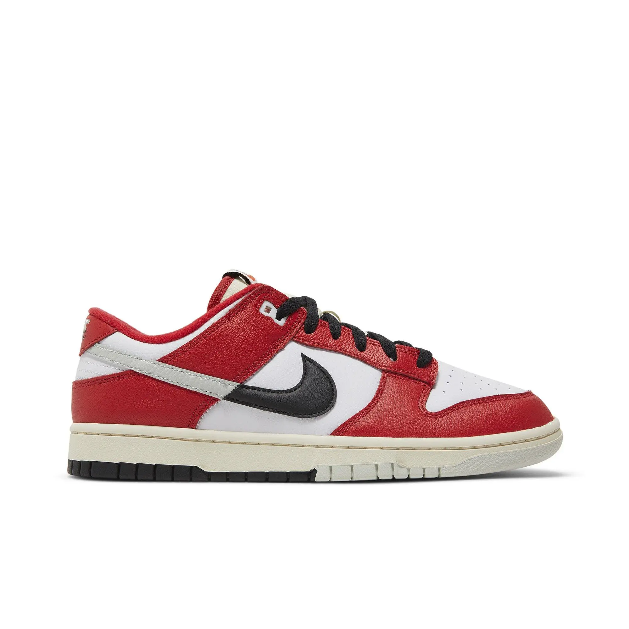 Nike Dunk Low 'Split - Chicago' (Unisex) University Red/Black/Light Silver/White sneakers DZ2536 600