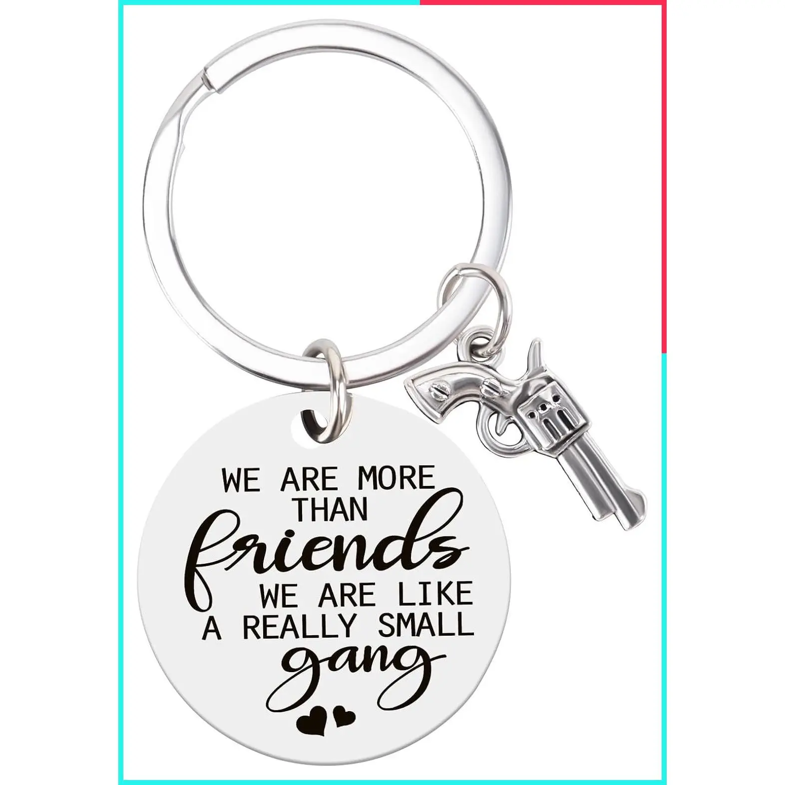Best Friend Birthday Gift for Women, Bestie BFF Friendship Keychain, Cute Friendship Gift Ideas for Female Best Friend