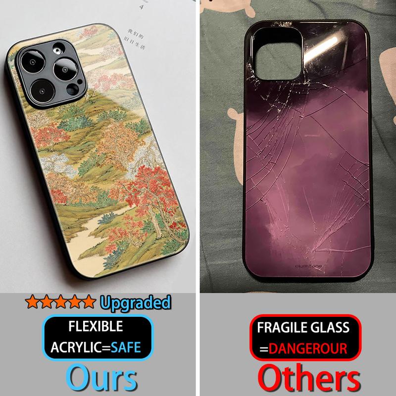 Chinese Traditional Landscape Case For Honor 400 Pro 400 Lite 5G Flexible Acrylic Glossy Phone Case