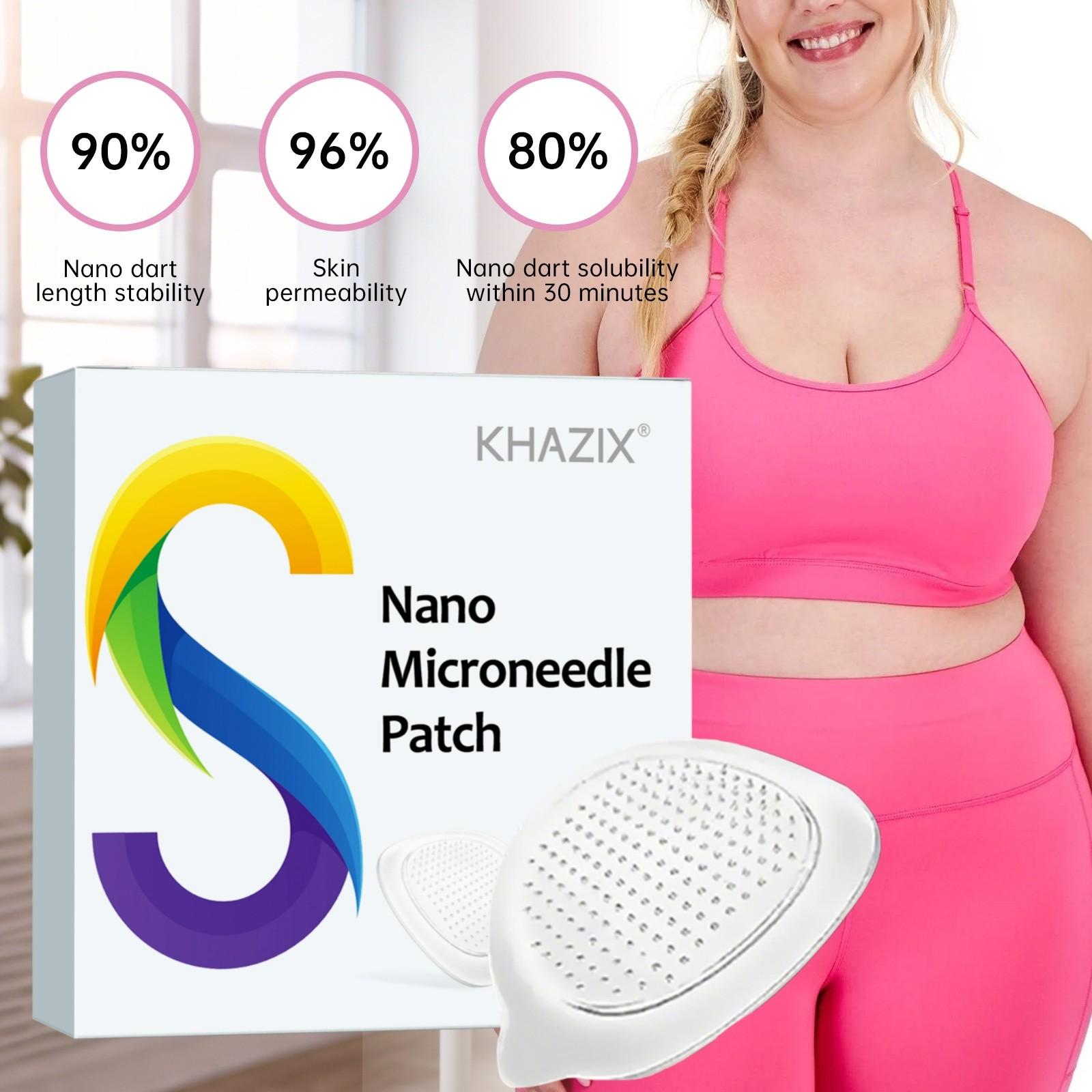 KHAZIX Nano Microneedle Patch, Ultra-Thin & Gentle Skin Care Patch, 4 Patches Pack, Single Item, 12 Months Shelf Life