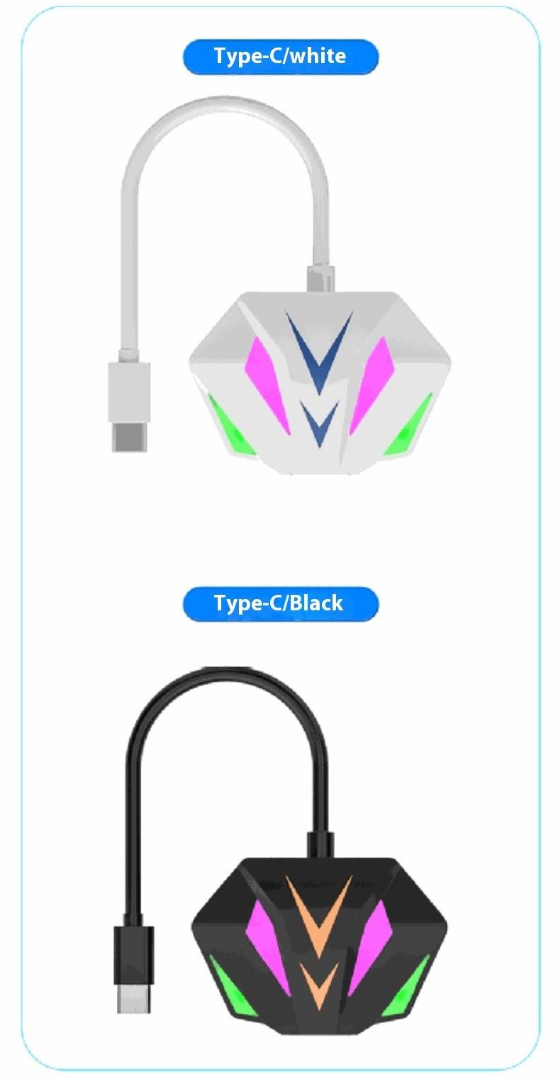 USB/Type-C wired network card to RJ45 network port 100G bandwidth computer external network port expansion converter, high-speed 100 to 1000G wired external RGB external hard drive, free Ethernet card converter