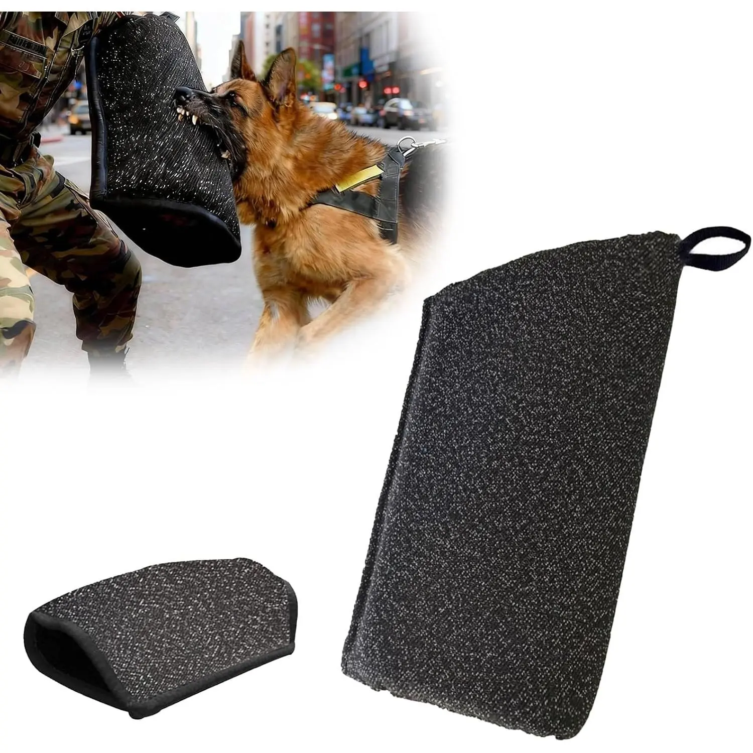 Dog bite Sleeve, Dog Training Sleeves Arm Protection, Bite Sleeve Dog Training, Applicable to Puppy Medium-Sized Working Dog, Training, Tug of war Toy Interactive Game, Dragging Toys