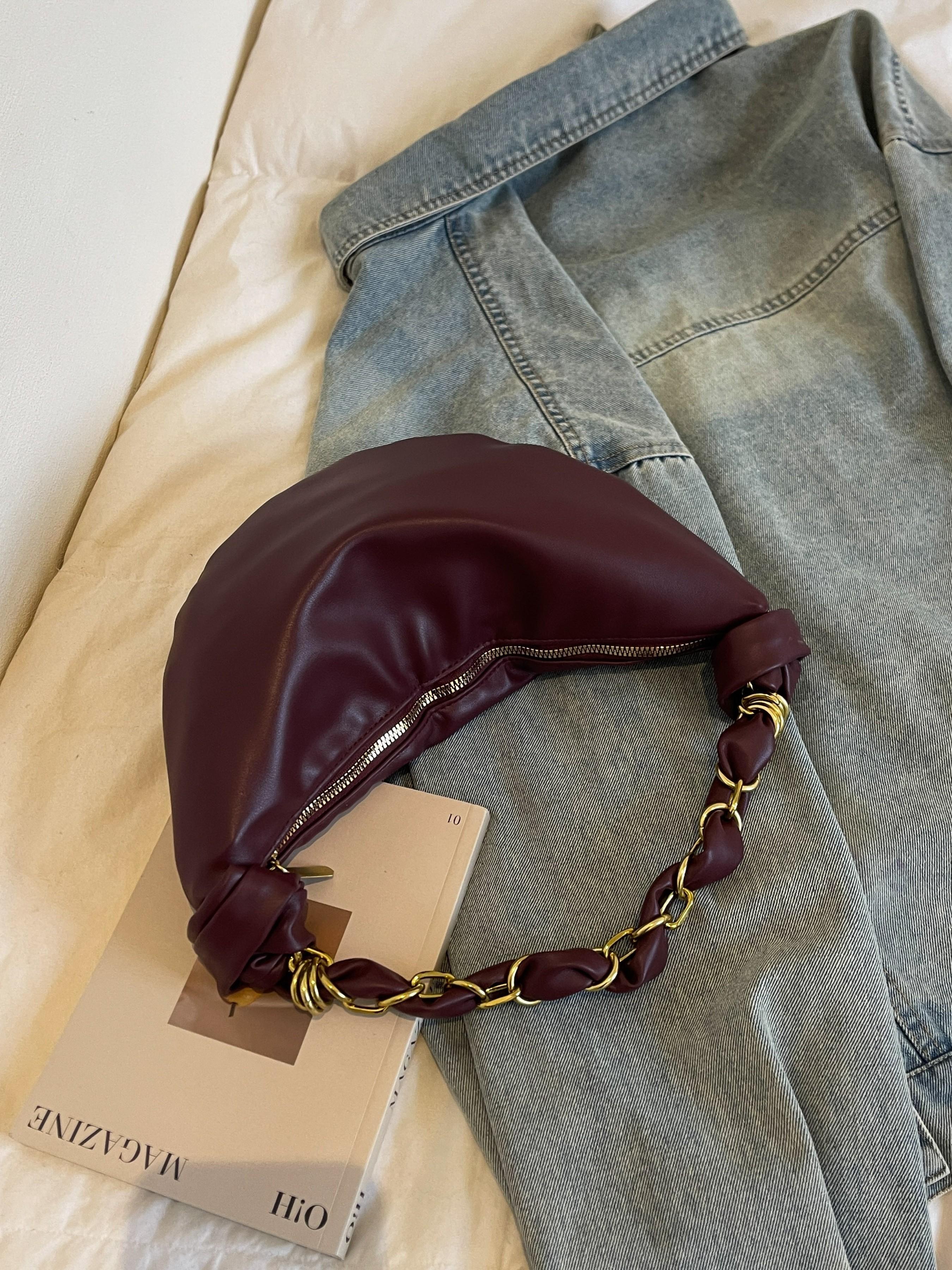 Fashion Crescent Handbag Simple Commuter Versatile Shoulder Bag, Stylish Crossbody Purse for Daily Use, Elegant Single Strap Design