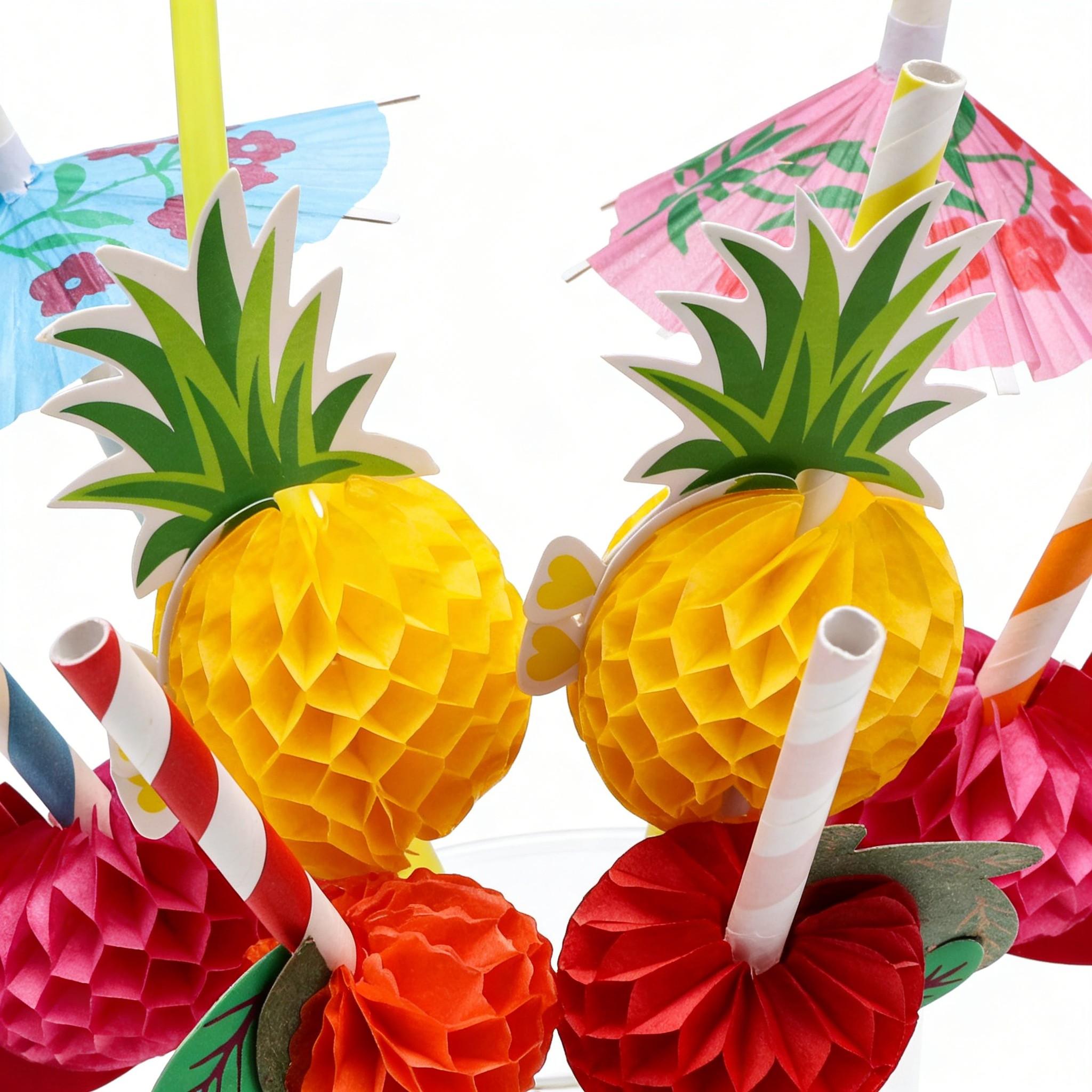 10/20/30/50pcs Disposable Biodegradable Paper Straws, Food Grade Party Decorations, Dessert Juice Drink Creative Shapes