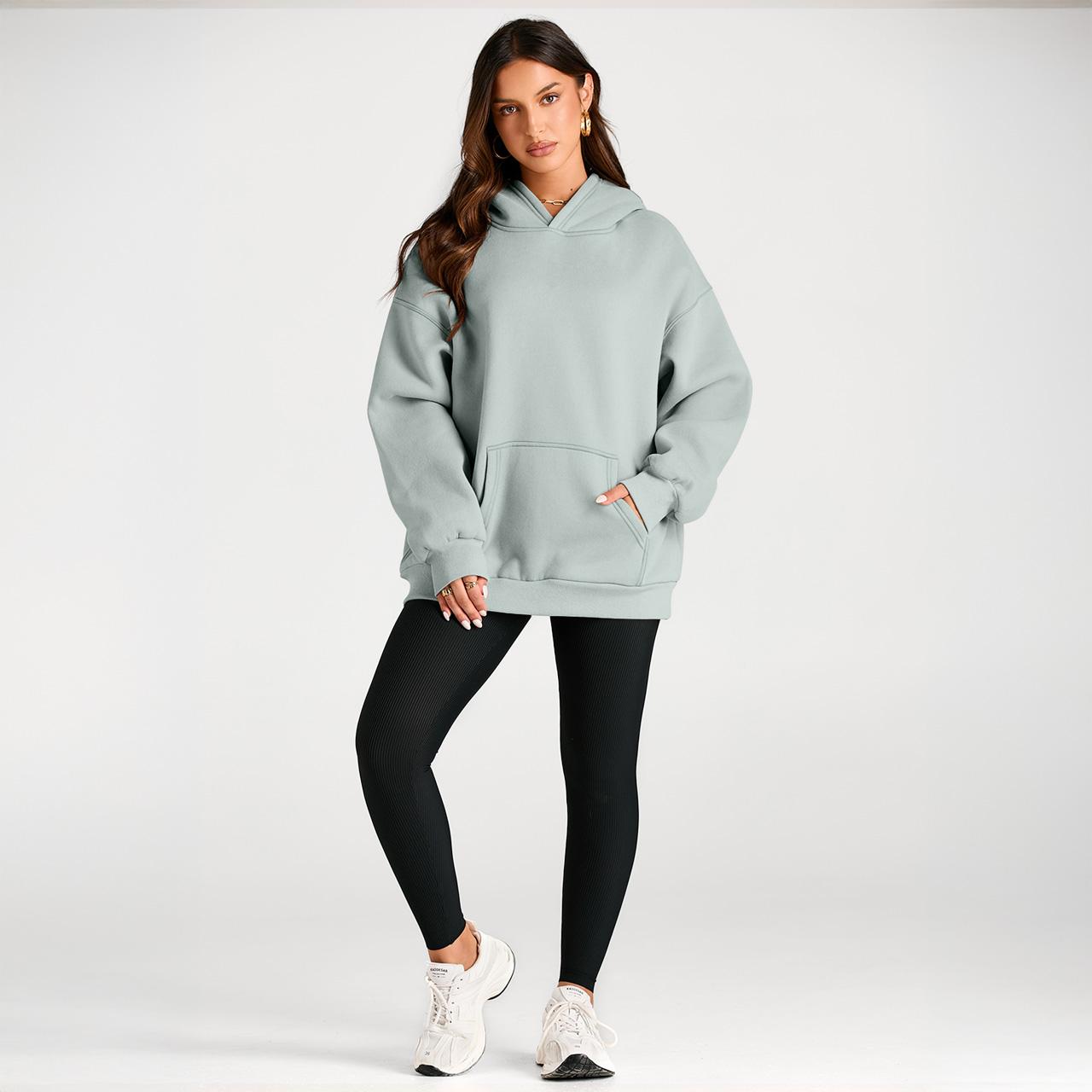 Trendy Queen Womens Oversized Hoodies Fleece Sweatshirts Long Sleeve Sweaters Pullover Fall Outfits Winter Clothes