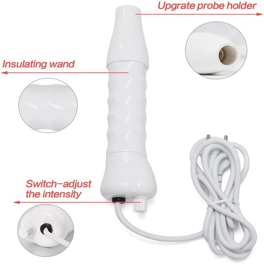 Portable High-Frequency Facial Skin Care Device, Us Plug Handheld Face Lifting Machine for Home Use, Body Neck Hair & Face Treatment