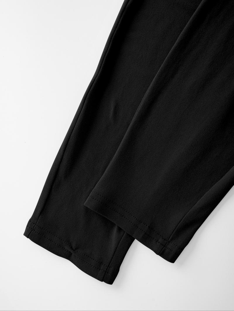 Women's Christmas Pattern Sweatshirt Set, Round Neck Long Sleeve Top, Long Pants, Casual Fall Winter, 2 Piece Set