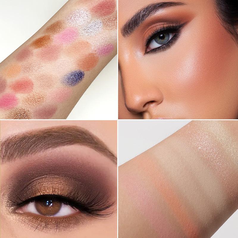 Multi-Functional Makeup Palette Set, Eyeshadow Lipstick Eyeliner Foundation Blush Highlighter and Contour, Perfect Gift, Cosmetic Set, Makeup Kit Set