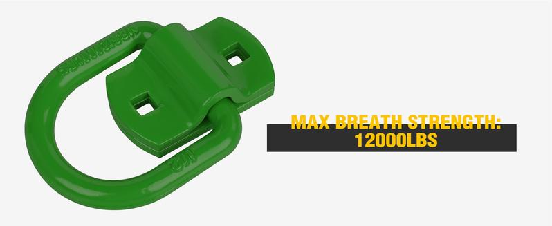 Nilight 4 PCS D Ring Tie Down Anchor 1/2" Heavy Duty Tie Down Rings with Screws Bolts on Trailer Truck Bed Cargo 12000 Lbs Break Strength Tie Down Anchors Hook Green dealsforyoudays Nilight 4 PCS D Ring Tie Down Anchor 1/2" Heavy Duty Tie Down Rings with Screws Bolts on Trailer Truck Bed Cargo 12000 Lbs Break Strength Tie Down Anchors Hook Green dealsforyoudays