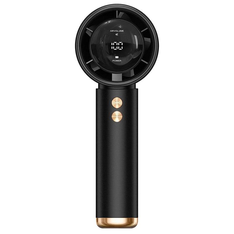 1Count N68 Handheld Fan Portable Turbo Fan Air Cooler 100 Wind Speeds Adjustment High Speed Fan