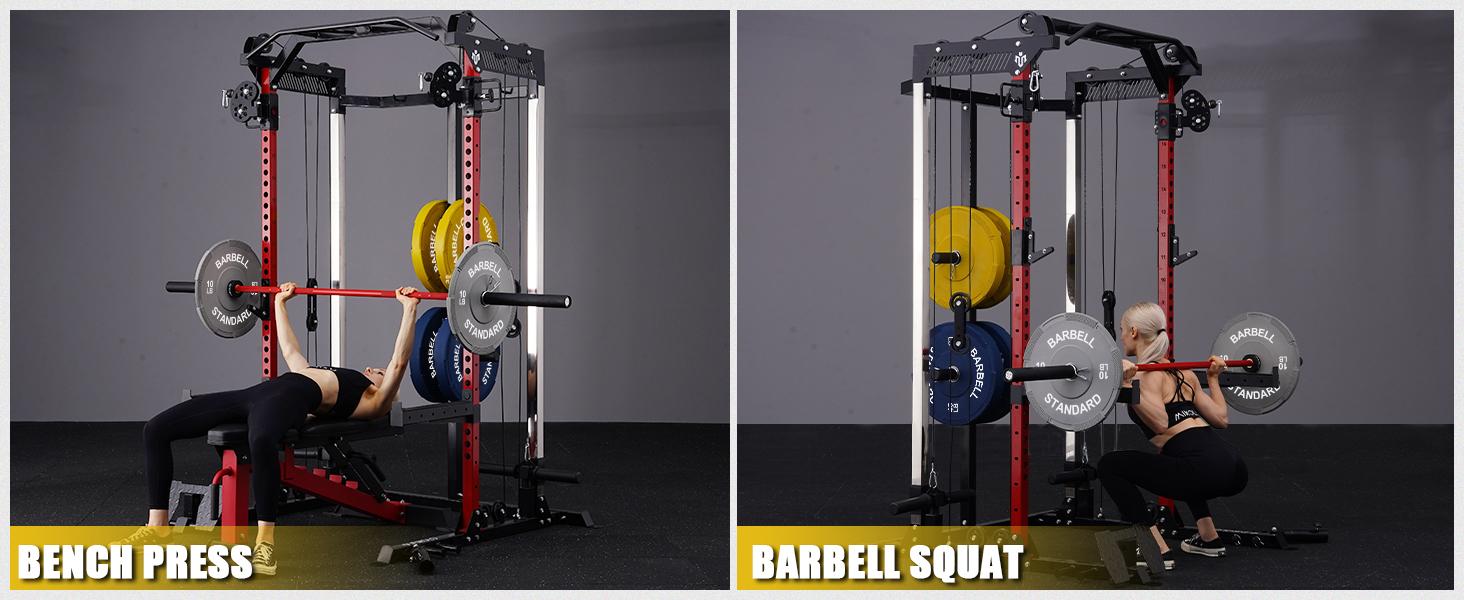 MIKOLO Olympic Weight Plates, Color Coded Bumper Plates, Weight Set of Barbell Weights, Rubber Plates Weights for Weight LiftingMIKOLO Muscle Training Equipment Glute Workout Equipment MIKOLO Olympic Weight Plates, Color Coded Bumper Plates, Weight Set of Barbell Weights, Rubber Plates Weights for Weight LiftingMIKOLO Muscle Training Equipment Glute Workout Equipment