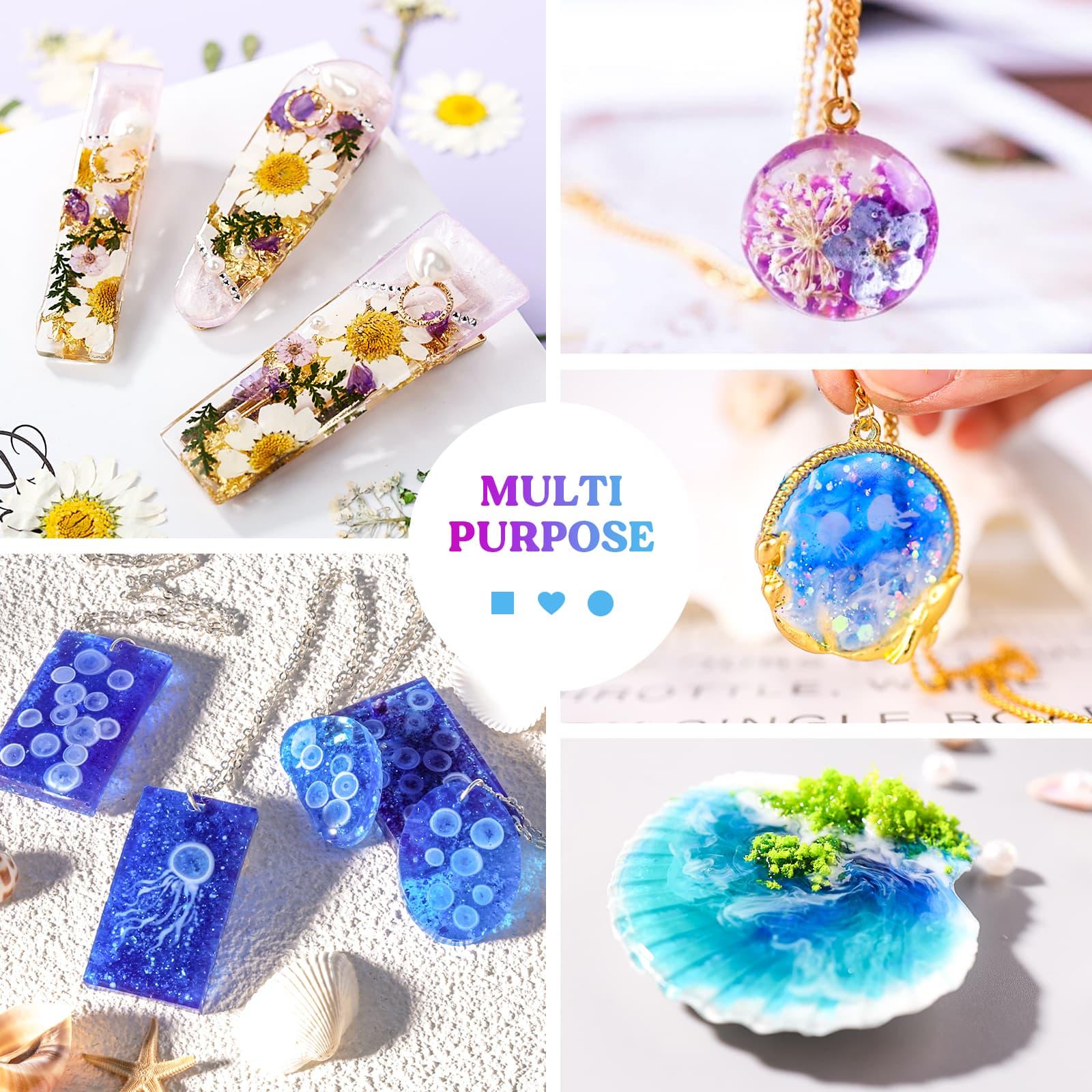 Jewelry Making Kit - 153Pcs Crystal Clear 250g UV Resin with UV Lamp,Jewelry Resin Molds, Christmas Starter kit for Keychain, Earring Making, Craft Decor Jewelry Making Kit - 153Pcs Crystal Clear 250g UV Resin with UV Lamp,Jewelry Resin Molds, Christmas Starter kit for Keychain, Earring Making, Craft Decor