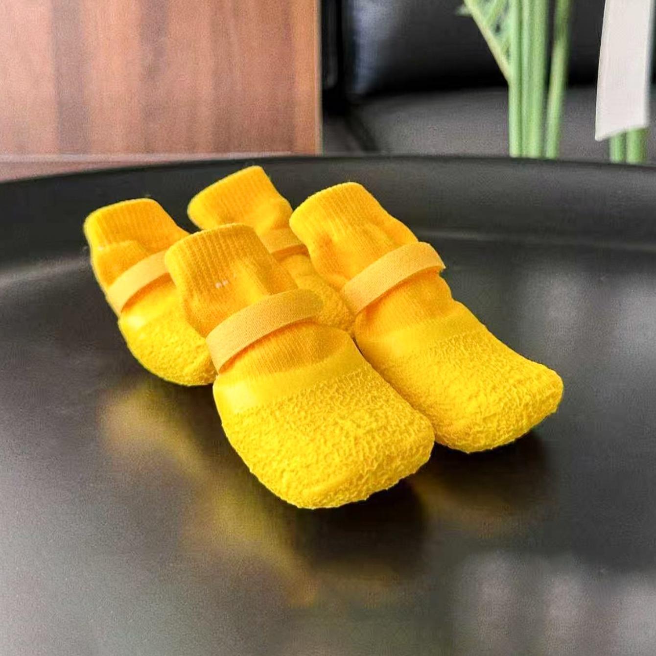Non-Slip Dog Socks, Waterproof Soft Sole, Durable Breathable Pet Shoes, Universal Anti-Scratch Indoor Outdoor Dog Boots, Pet Supplies