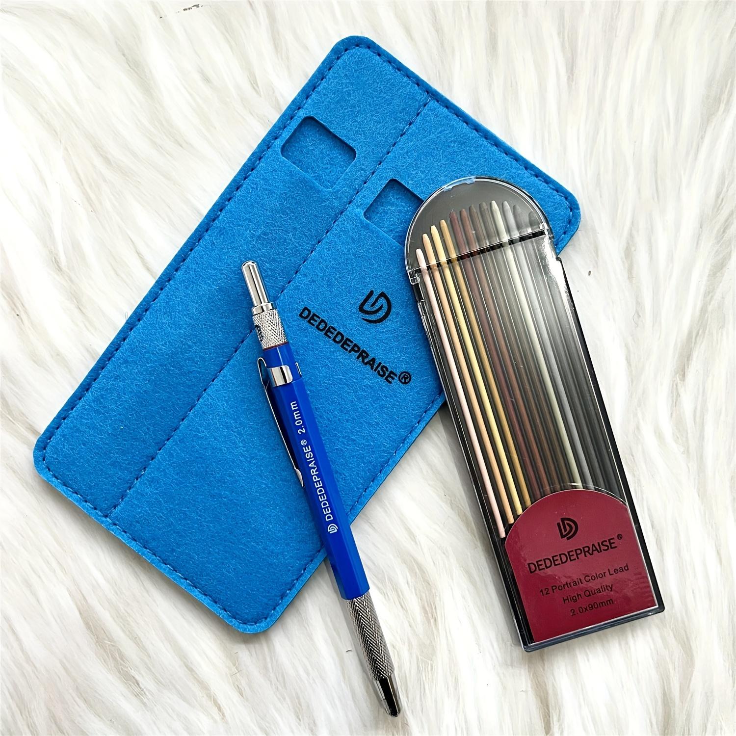 [Colored Lead Refills] Dededepraise 12/24 color 2.0mm lead.Standard,portrait,macaron,retro colored lead.Uniquely Colored Lead Refills.2.0mm lead Portable Packaging