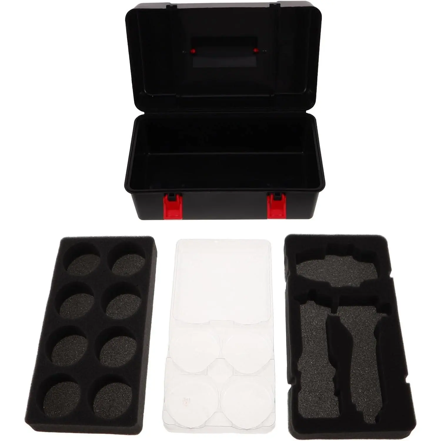 Battling Top Storage Case, Spinning Top Carrying Organizer Box with Handle and Liners, Portable Gyro Storage Box Travel Toy for Kids