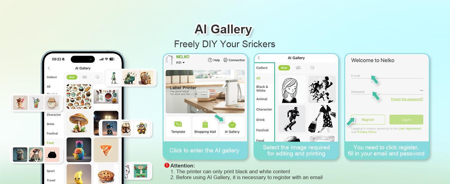 Genuine P31S and P21 Label Printer Tape, (14x40mm(0.59"x1.57"),Adapted Label Print Paper, 180 Tapes/Roll