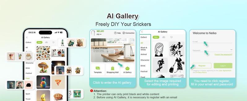 Genuine P31S and P21 Label Printer Tape, (14x40mm(0.59"x1.57"),Adapted Label Print Paper, 180 Tapes/Roll