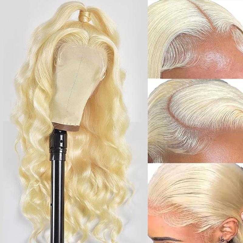 Blonde 613 Wigs Body Wave Lace Front Wigs 13x6 HD Lace Front Human Hair Wigs Pre Plucked HD Lace Wigs For Women 180 Density