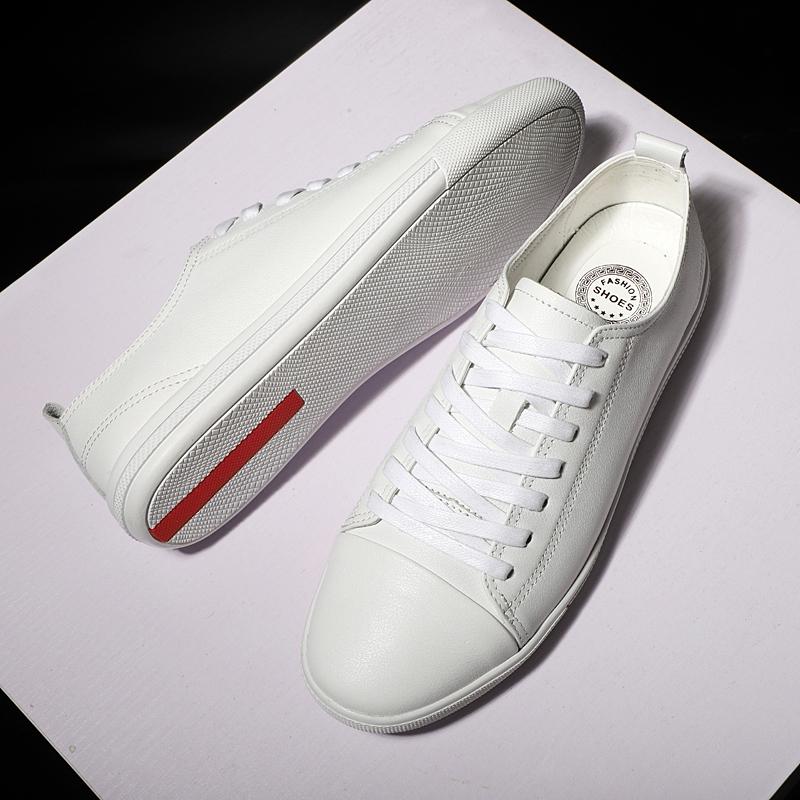 Men & Women High-End Cow Leather Shoes, Lightweight Soft Sole Non-Slip Footwear, Versatile Casual  for Daily Wearfor All Seasons