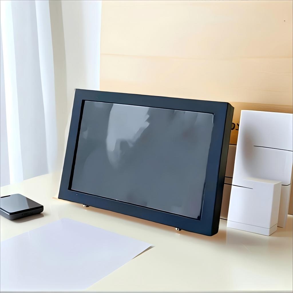 2026 New Display Stand Frame Pin Cushion Dust-Proof Large Capacity Desktop Organizer Box, Modern Design for Home Office Use