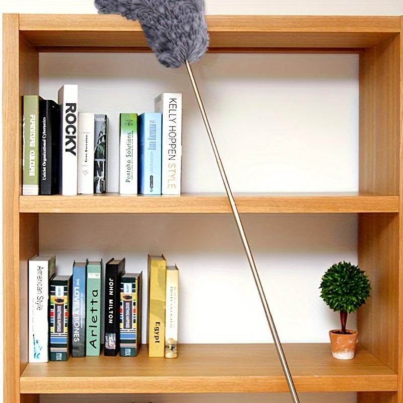 1pc Retractable Manual Microfiber Feather Duster - Heavy-Duty Multi-Surface Cleaning Brush, Compact Portable for Household, Car Use, Home Supplies
