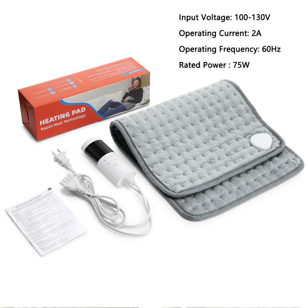 Electric Heating Pad Multi-Functional Warm Blanket, Period Belly Warmer, Back Leg Knee Shoulder Full Body Heat, Washable US Plug Gift, Heated Blanket