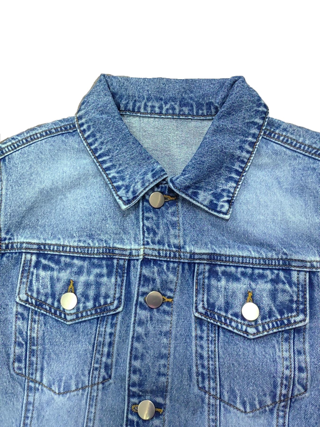 Women's Fitted Long Sleeve Button Front Jacket, Casual Plain Design, All Season Wear, Essential Fashion Item for Every Wardrobe