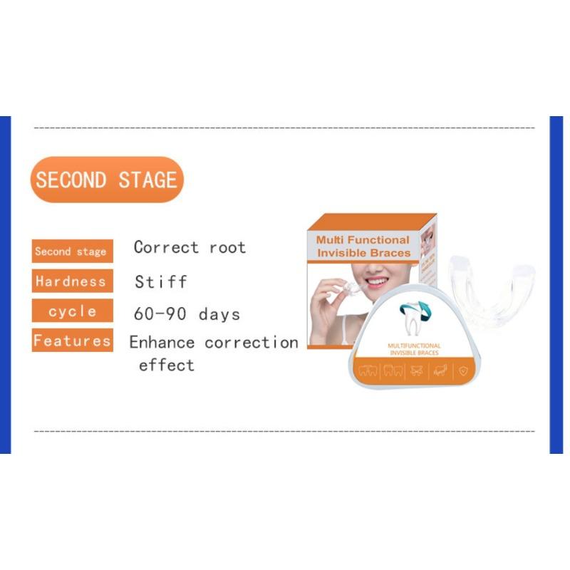 Silicone orthodontic braces Product with Storage Case, Comfortable to Wear, Safe to Use, Suitable for Both Men and Women