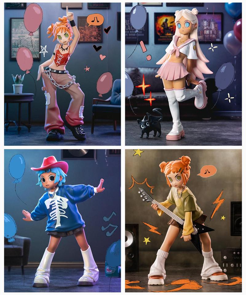 POP MART Peach Riot Rise Up Series Figures, Blind Box, Mystery Box