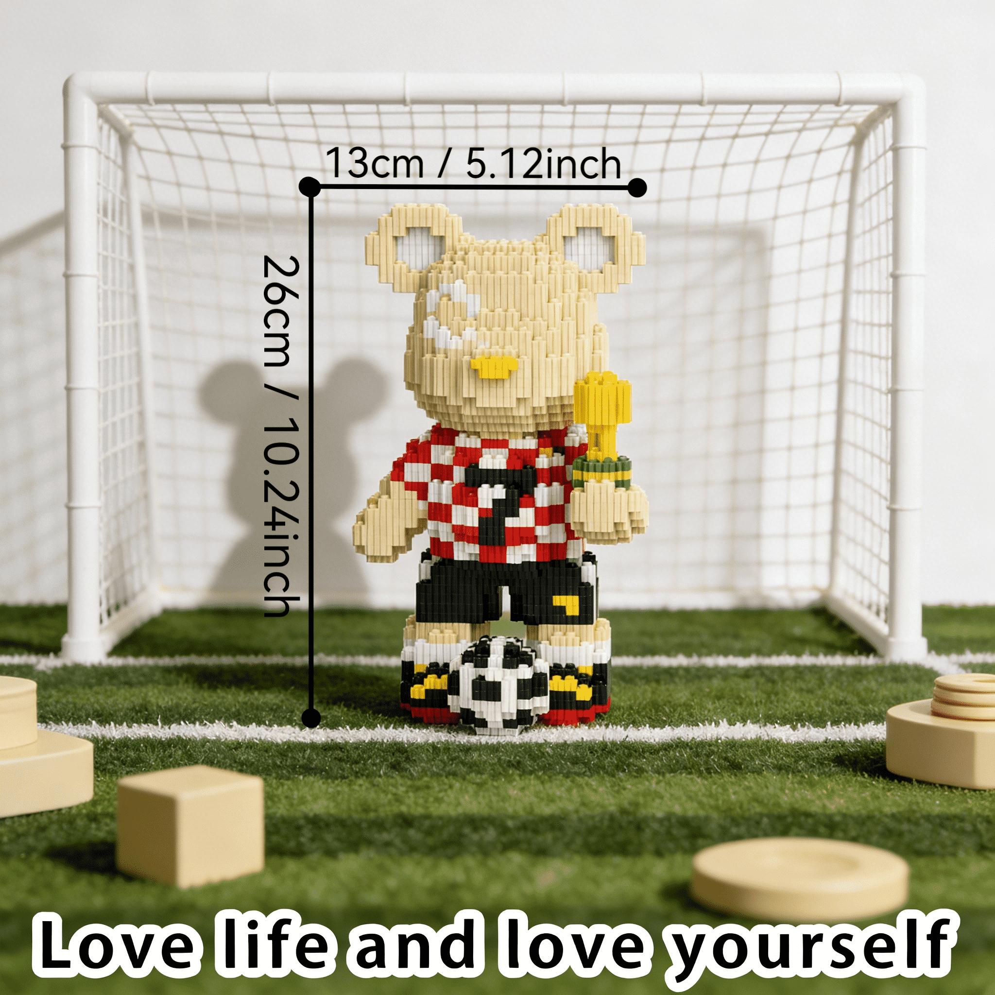 Bear Series 3D Puzzle Building Blocks Decoration, Bookshelf Home Office Cabinet Decor, Party Living Room TV Stand Display Gift