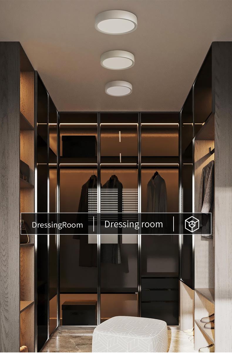 LED Small Ceiling Light, Ultra-Thin Surface Mount Cylinder Lamp, Round Pendant Light, Hallway Light, Entryway Corridor Ceiling Spotlight