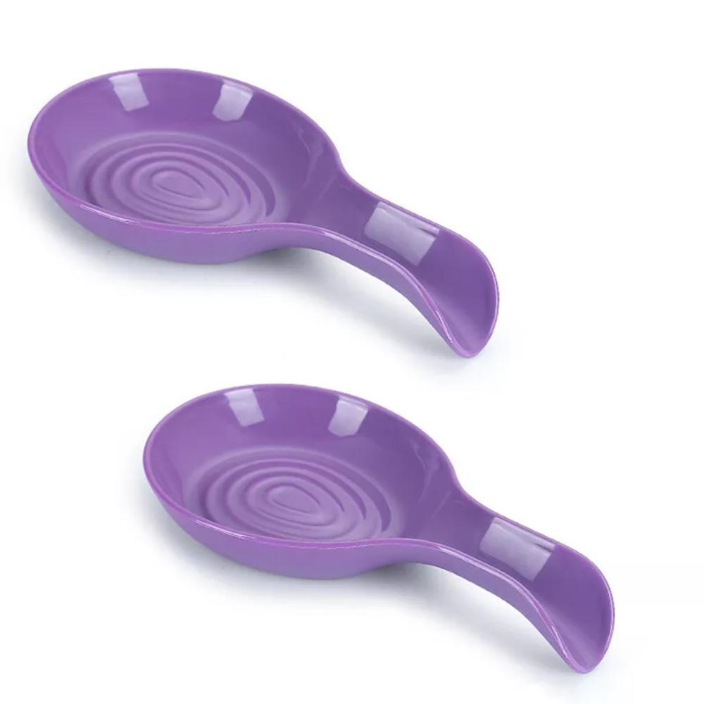 2 Pack PP Spoon Holder Heat Resistant Storage Rack Large Colorful Kitchen Accessories Cooking Utensil Organizer Classic Style