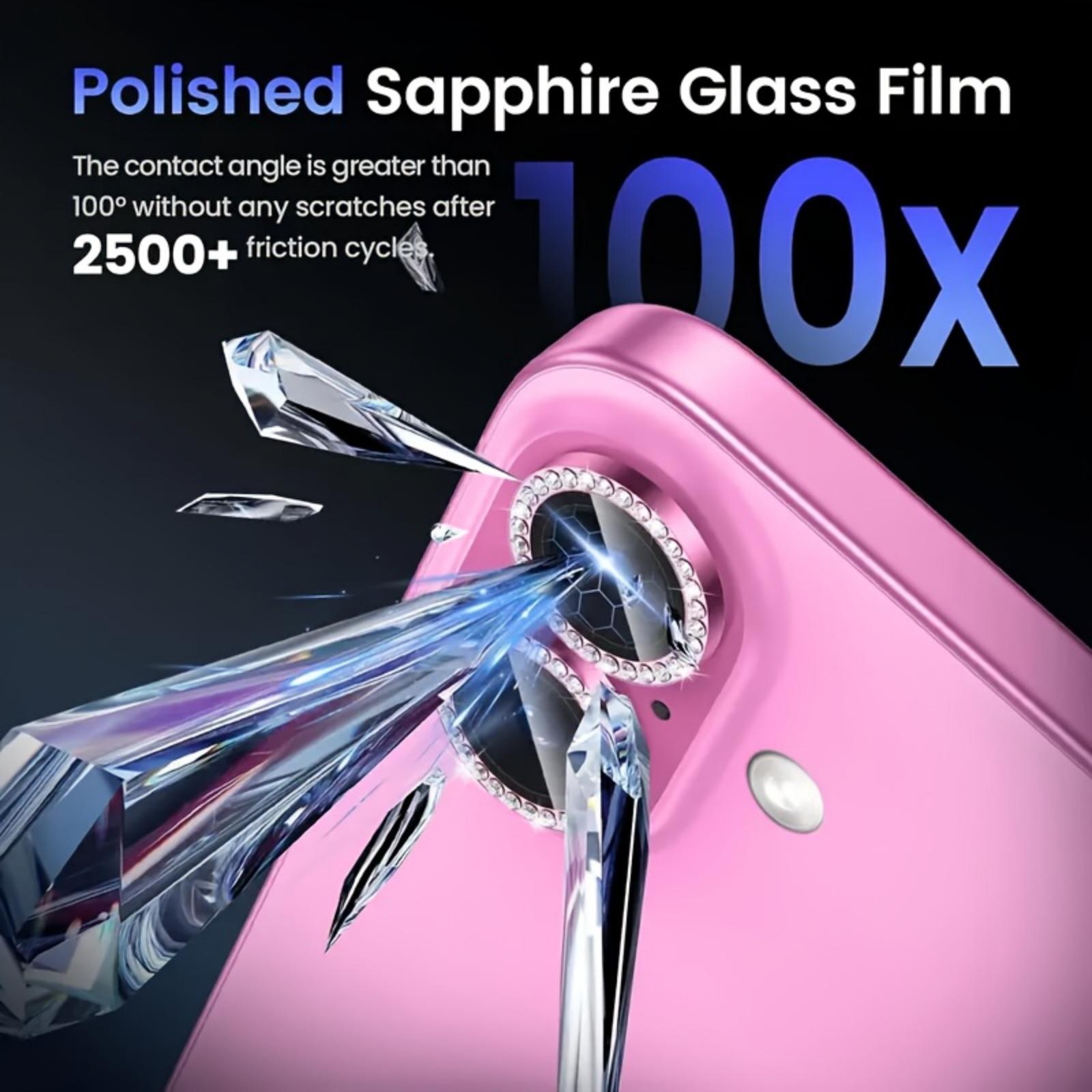 9H Tempered Glass Phone Lens Protector, 1 Set Anti-scratch Phone Lens Protective Film, Phone Accessories Compatible with iPhone 16/16 Plus, Cover