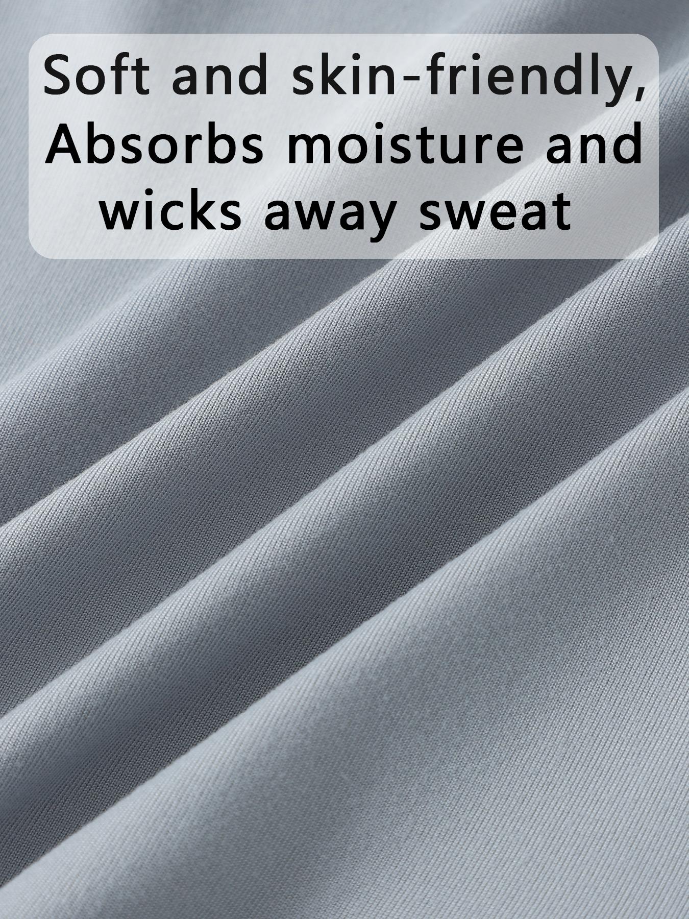 3 Pack Street Style Men's Boxer Briefs, 100% Cotton Breathable Underwear, Trendy Waistband Design, Men's Boxer Shorts