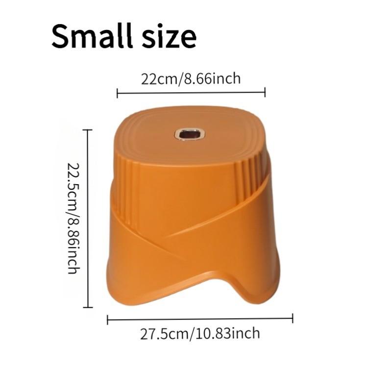 1PC Portable Multifunctional Stool, Non-Slip Design, Stable Weight Capacity, Home Use, Outdoor Camping, Bathroom Foot Rest, Family Friendly