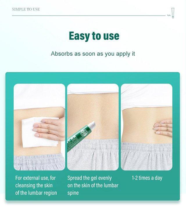 Lumbar Spine Relief Cooling Compress Gel for Soothing Comfort