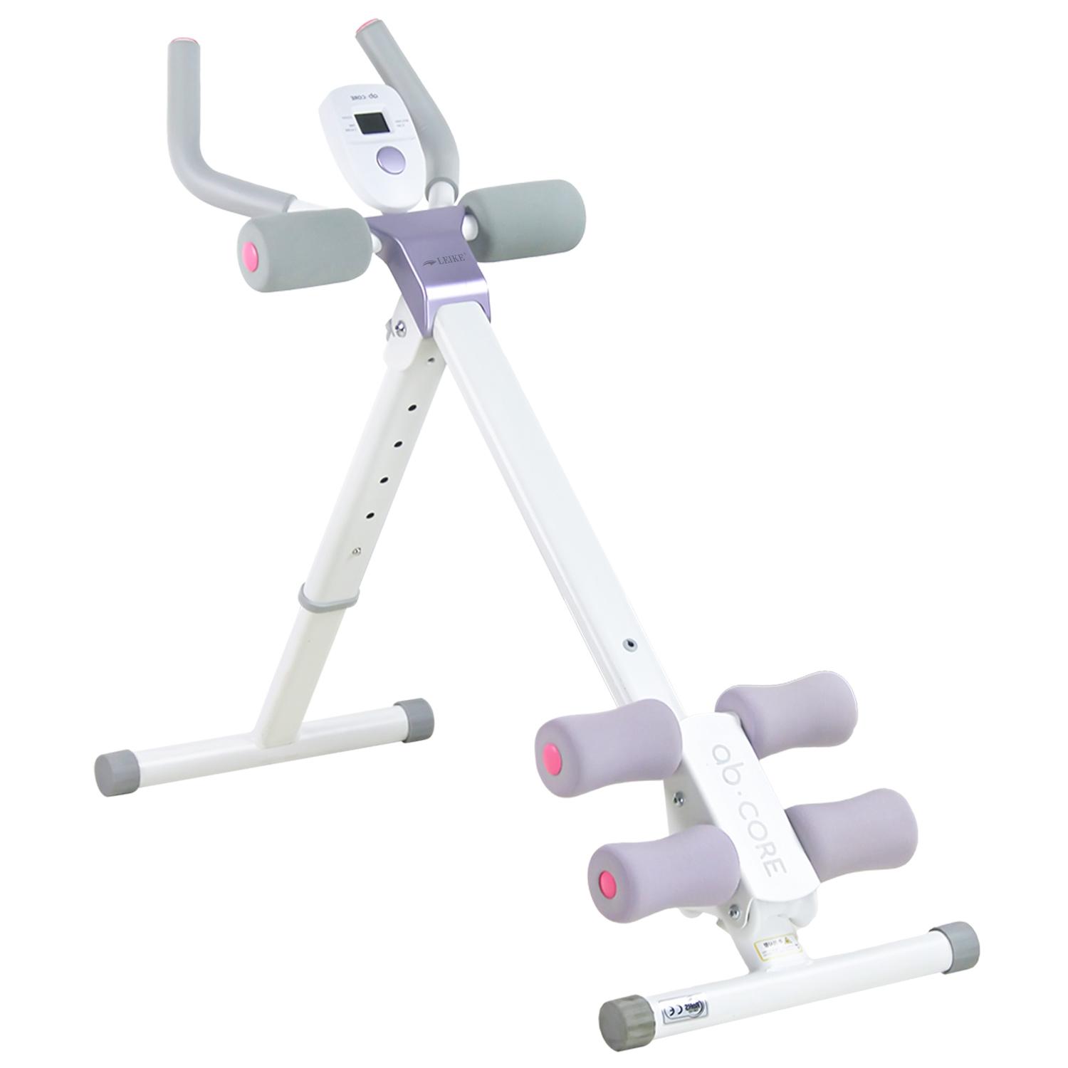 Ab Trainer Abdominal Whole Body Workout Machine Waist Cruncher Core Toner, Leg, Thighs, Buttocks Shaper with LCD Monitor ab workout machine Adjustable Whole Multiple Exercise Modes Fitness Equipment Sturdy And Durable Foldable Professional Springtok